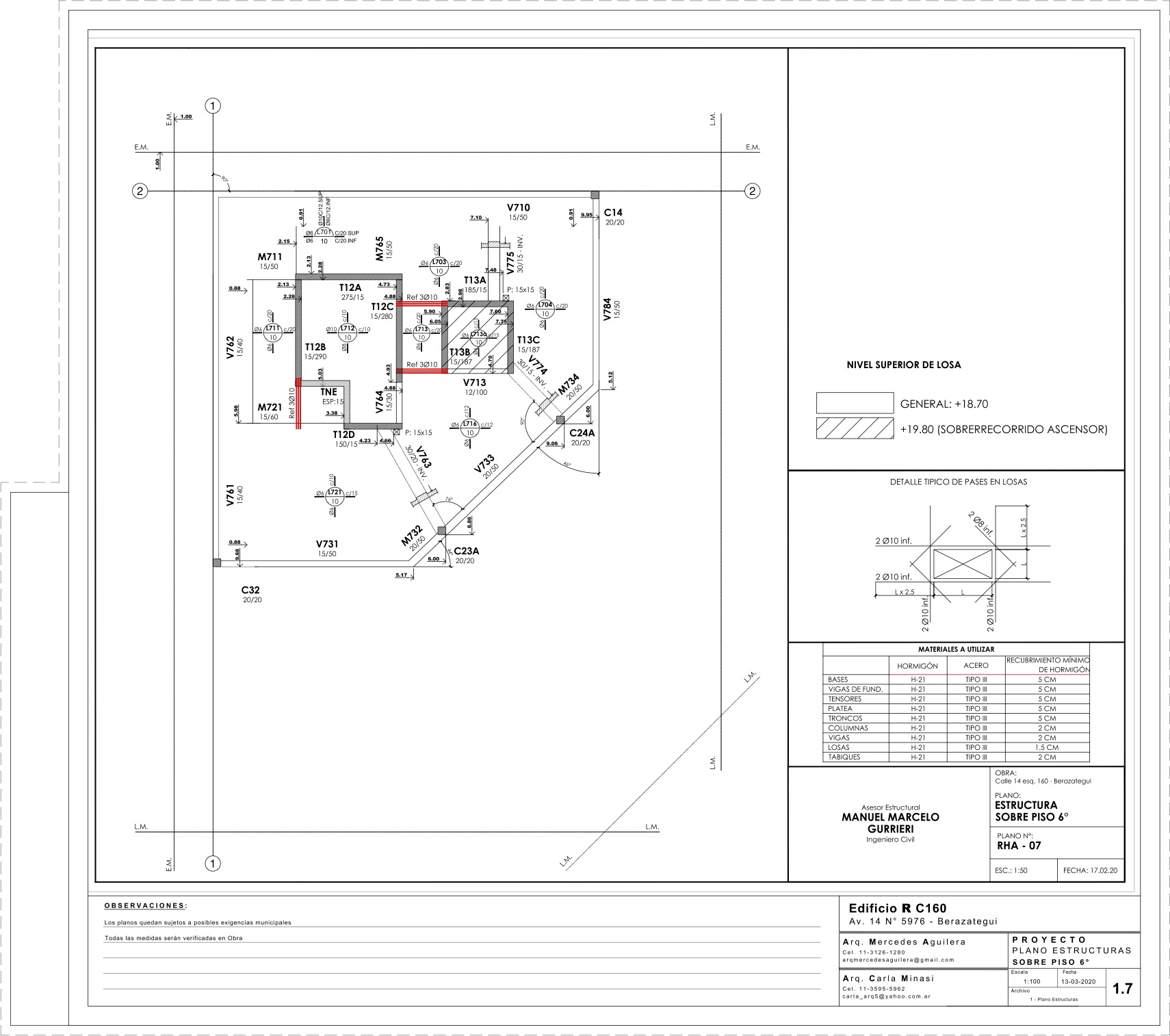 Plano Estructura 1.7